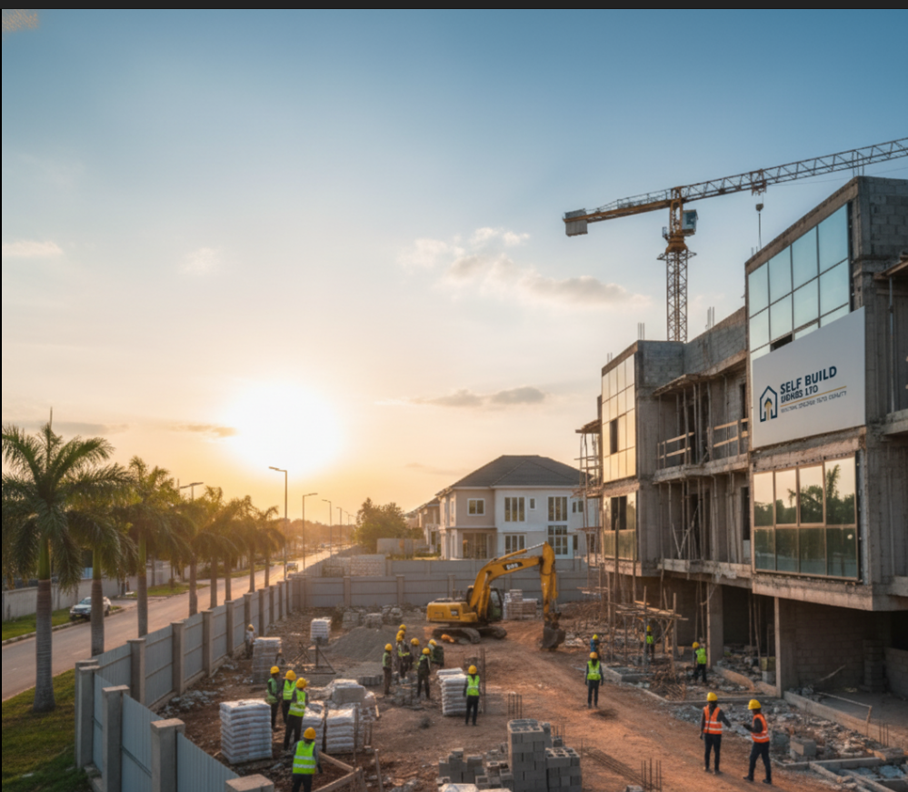 Self Build Homes Construction Site